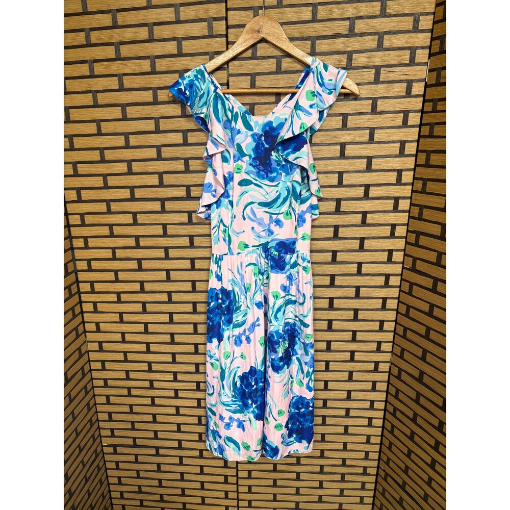 Lilly Pulitzer Rory Pink And Blue Dress Size‎ 8